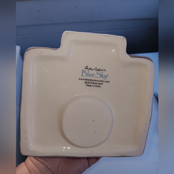 Heather Goldminc Blue Sky Clayworks Salty Bubbles Pet Spaw Tealight Holder - Picture 7 of 7